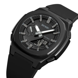 Стильний статусний чоловічий наручний годинник стрілочний SKMEI 2091BKGYBK, Кварцовий годинник, Годинник VE-490 для чоловіка - Інтернет-магазин спільних покупок ToGether