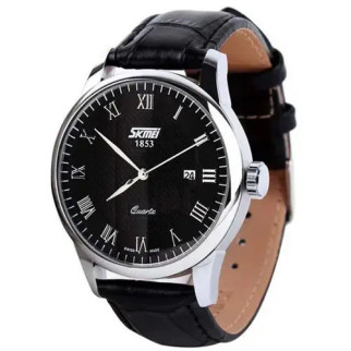 Оригінальний чоловічий годинник SKMEI 9058LSIBKBK | Стильний статусний чоловічий наручний NQ-885 годинник стрілочний - Інтернет-магазин спільних покупок ToGether