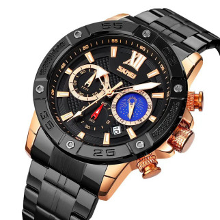 Годинник наручний чоловічий стильний модний красивий SKMEI 9235RG / Оригінальний чоловічий годинник / KI-663 Кварцовий годинник - Інтернет-магазин спільних покупок ToGether