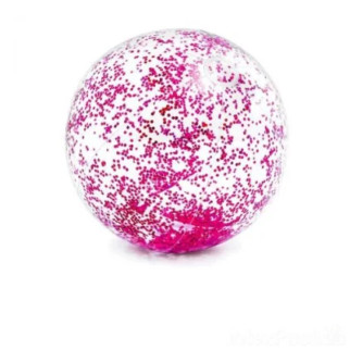 Пляжний м'ячик "Glitter" (рожевий) - Інтернет-магазин спільних покупок ToGether