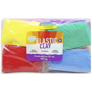 Набір повітряного пластиліну "Elastic Clay", 8 кольорів - Інтернет-магазин спільних покупок ToGether
