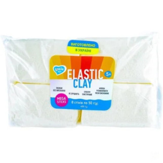Набір повітряного пластиліну "Elastic Clay White" - Інтернет-магазин спільних покупок ToGether