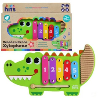 Деревяний ксилофон "Крокодил" (35 см) - Інтернет-магазин спільних покупок ToGether