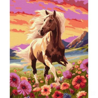 Картина за номерами "Витончений кінь" 40х50 см - Інтернет-магазин спільних покупок ToGether