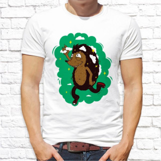 Чоловіча футболка з принтом Їжачок у хмарах Push IT - Інтернет-магазин спільних покупок ToGether