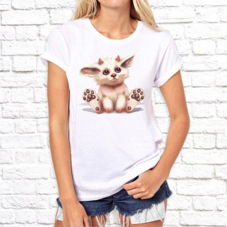Жіноча футболка з принтом Кошеня-чортяня Push IT - Інтернет-магазин спільних покупок ToGether