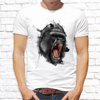 Чоловіча футболка з принтом Мавпа грозна Push IT - Інтернет-магазин спільних покупок ToGether