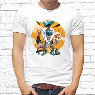 Чоловіча футболка з принтом Мавпа Рафіки Push IT - Інтернет-магазин спільних покупок ToGether