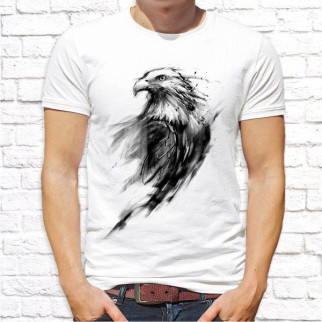 Чоловіча футболка з принтом Орел чорний Push IT - Інтернет-магазин спільних покупок ToGether