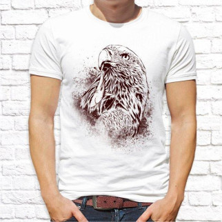 Чоловіча футболка з принтом Орел з рибою Push IT - Інтернет-магазин спільних покупок ToGether