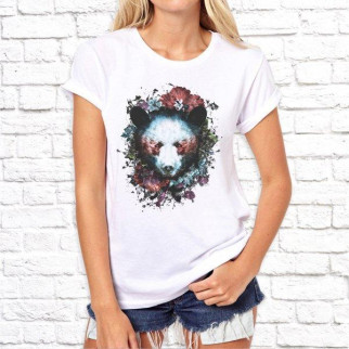 Жіноча футболка з принтом Ведмідь 2 Push IT - Інтернет-магазин спільних покупок ToGether