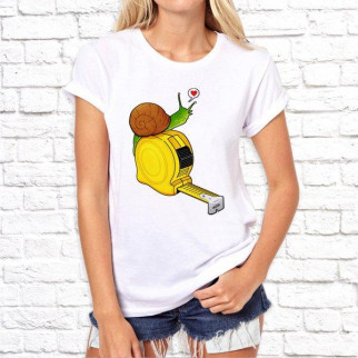 Жіноча футболка з принтом Равлик на рулетці Push IT - Інтернет-магазин спільних покупок ToGether