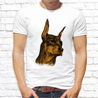 Чоловіча футболка з принтом Пес з великими вухами Push IT - Інтернет-магазин спільних покупок ToGether