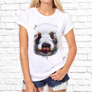 Жіноча футболка з принтом Собака слинена Push IT - Інтернет-магазин спільних покупок ToGether