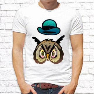 Чоловіча футболка з принтом Сова з мультика Push IT - Інтернет-магазин спільних покупок ToGether