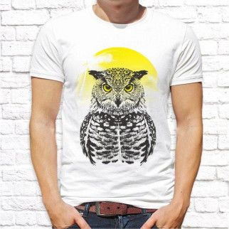 Чоловіча футболка з принтом Сова та сонце Push IT - Інтернет-магазин спільних покупок ToGether