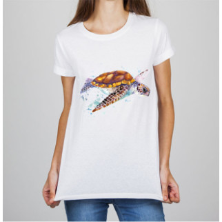 Жіноча футболка з принтом Черепаха Push IT - Інтернет-магазин спільних покупок ToGether