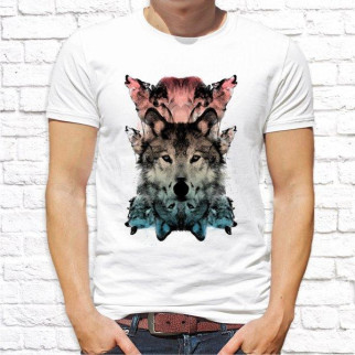 Чоловіча футболка з принтом Зграя вовків XL, Білий Push IT - Інтернет-магазин спільних покупок ToGether