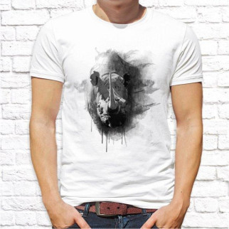 Чоловіча футболка з принтом Чорний XL, Білий Push IT - Інтернет-магазин спільних покупок ToGether