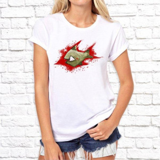 Жіноча футболка з принтом S, Білий Push IT - Інтернет-магазин спільних покупок ToGether
