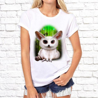 Жіноча футболка з принтом Мишка 2 M, Білий Push IT - Інтернет-магазин спільних покупок ToGether