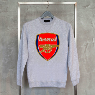 Чоловічий світшот з оригінальним футбольним принтом Push IT "Arsenal FC" S, Сірий XL - Інтернет-магазин спільних покупок ToGether