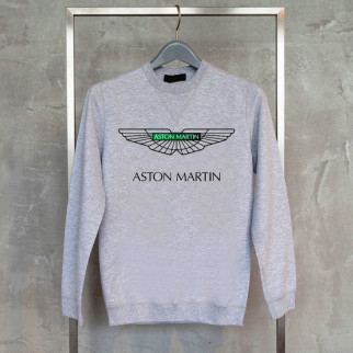 Чоловічий світшот з оригінальним принтом Push IT "Aston Martin3" S, Сірий - Інтернет-магазин спільних покупок ToGether