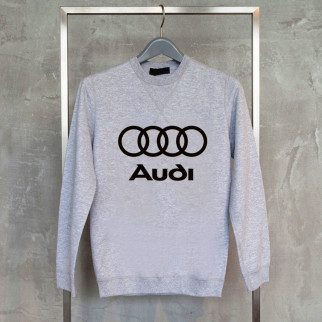 Чоловічий світшот з оригінальним принтом Push IT "Audi 5" S, Сірий - Інтернет-магазин спільних покупок ToGether