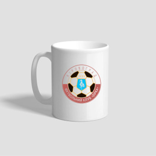 Білий гурток (чашка) з логотипом футбольного клубу "ФК Зірка" - Інтернет-магазин спільних покупок ToGether