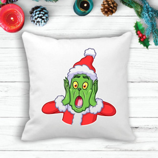 Подушка з новорічним принтом Грінч (The Grinch) переляк - Інтернет-магазин спільних покупок ToGether