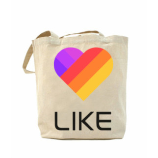 Еко-сумка, шоппер з принтом повсякденна Likee mobile app - Інтернет-магазин спільних покупок ToGether