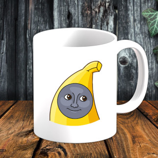 Білий кухоль (чашка) з принтом "Банан" - Інтернет-магазин спільних покупок ToGether