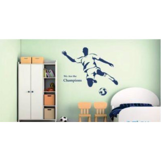Наклейка на стіну "Футболіст" з оракалу - Інтернет-магазин спільних покупок ToGether
