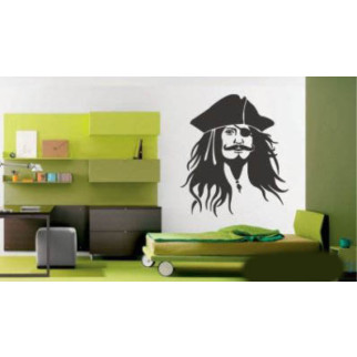 Вінілова інтер'єрна наклейка декор на стіну та шпалери «Пірат» з оракалу - Інтернет-магазин спільних покупок ToGether