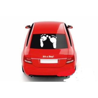 Наклейка на автомобіль «Мила, дякую за малечу» з оракалу 147х16 - Інтернет-магазин спільних покупок ToGether