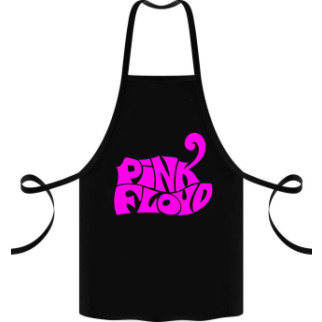 Фартух чорний кухонний з оригінальним принтом "Pink floyd" - Інтернет-магазин спільних покупок ToGether