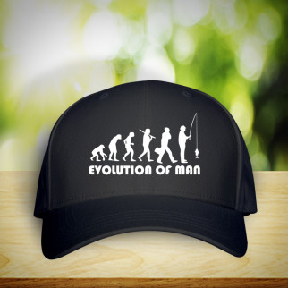 Кепка (бейсболка) з принтом "Evolution of man" Push IT - Інтернет-магазин спільних покупок ToGether