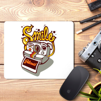 Килимок для миші з принтом Фотоапарат "Smile" - Інтернет-магазин спільних покупок ToGether