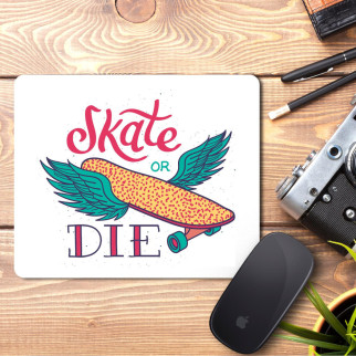 Килимок для миші з принтом "Skate die" - Інтернет-магазин спільних покупок ToGether