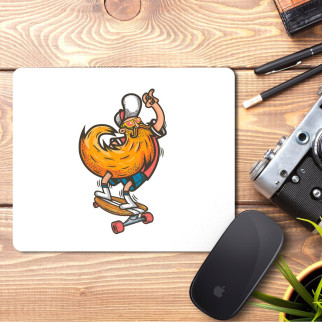 Килимок для миші з принтом Бородань на скейті - Інтернет-магазин спільних покупок ToGether