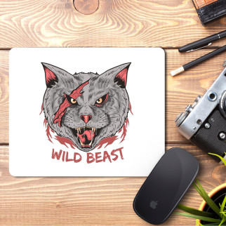 Килимок для миші з принтом "Wild beast" - Інтернет-магазин спільних покупок ToGether