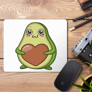 Килимок для миші з принтом "Авокадо: Серце" - Інтернет-магазин спільних покупок ToGether
