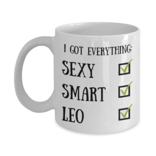 Білий кухоль (чашка) з принтом "I got everythin Sexy Smart Leo" - Інтернет-магазин спільних покупок ToGether