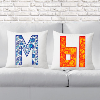 Парні декоративні подушки з принтом "МИ" - Інтернет-магазин спільних покупок ToGether