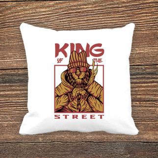 Подушка з принтом "King of the street" - Інтернет-магазин спільних покупок ToGether