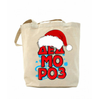 Еко-сумка, шоппер з принтом повсякденна Дід мороз - Інтернет-магазин спільних покупок ToGether