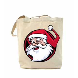 Еко-сумка, шоппер з принтом повсякденна Дід мороз - Інтернет-магазин спільних покупок ToGether