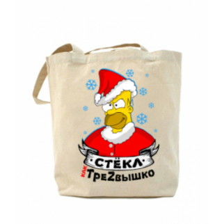 Еко-сумка, шоппер з принтом повсякденна Тверезий - Інтернет-магазин спільних покупок ToGether