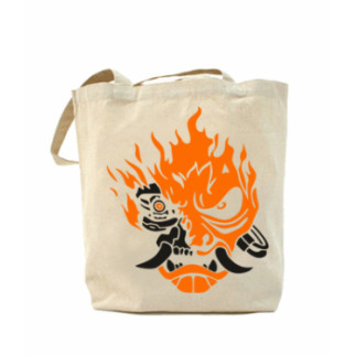 Еко-сумка, повсякденна шоппер з принтом "Лого Cyberpunk 2077" - Інтернет-магазин спільних покупок ToGether