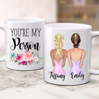 Парні білі чашки з принтом "You're my Person" - Інтернет-магазин спільних покупок ToGether
